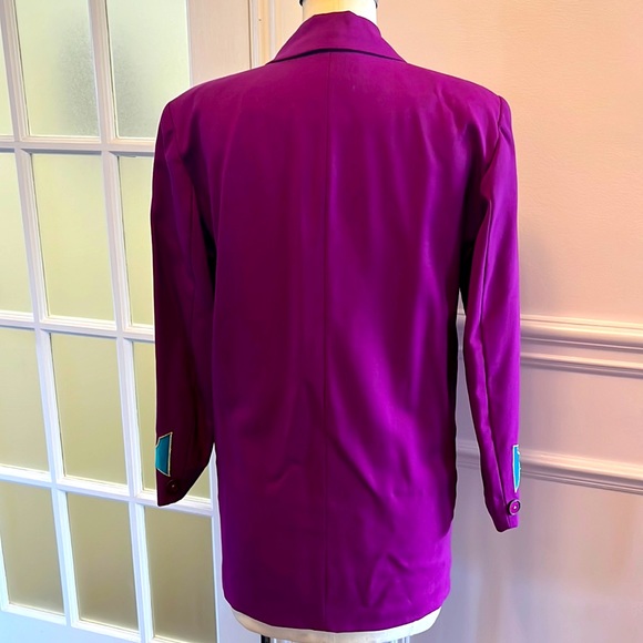 Domani 80’s vintage wool blazer - Picture 7 of 9